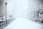 唯美浪漫冬日雪景图片