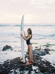 海岸性感冲浪美女人体秀图片