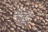 咖啡豆带字说说图片