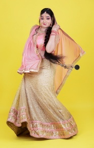 美女穿印度传统服饰图片