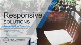 城市生活范企业商业计划书PPT模板