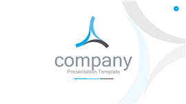 高端企业项目报告计划书PPT模板