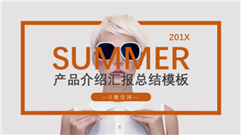 产品介绍汇报总结PTT模板