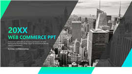 网页风商务总结汇报PPT模板