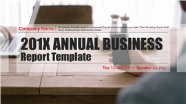 大气动态欧美风商务汇报PPT模板