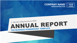 蓝色简洁工作策划书PPT模板