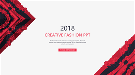 极简明信片风格计划总结PPT模板