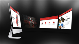 企业文化方案红色PPT模板