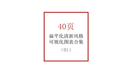 扁平化清新风格可视化PPT图表