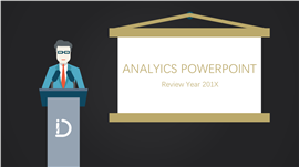 年度分析总结汇报PPT模板