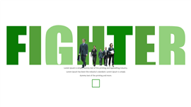 时尚绿色清新商务工作报告PPT模板