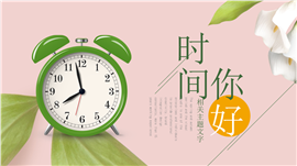 清新淡雅计划总结PPT模板