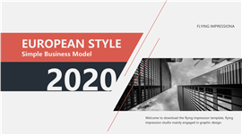 欧美高端公司商务计划PPT模板