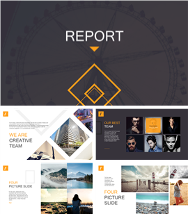 时尚服装杂志品牌展示总结汇报PPT模板