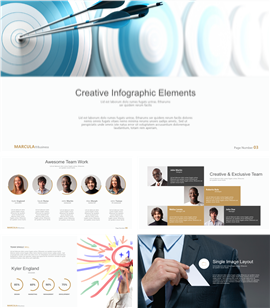 欧美市场销售提案报告PPT模板