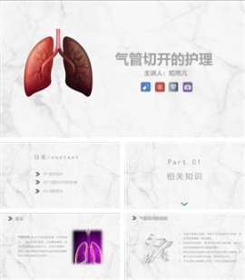 气管切开的护理业务学习课件PPT模板