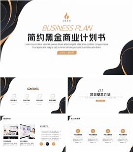 商务融资商业计划书ppt模板