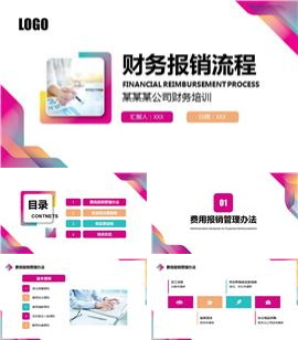 企业培训财务报销流程培训ppt模板