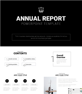 极简年终总结工作总结ppt模板