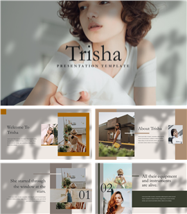 莫兰迪风尚服装品牌宣传PPT模板