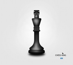 黑色国际象棋psd分层素材