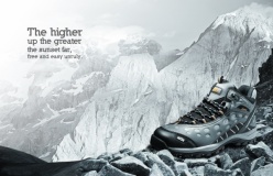 登山鞋宣传广告海报设计