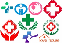 医院红十字标志PSD设计
