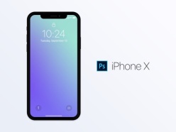 iPhoneX手机效果图展示设计