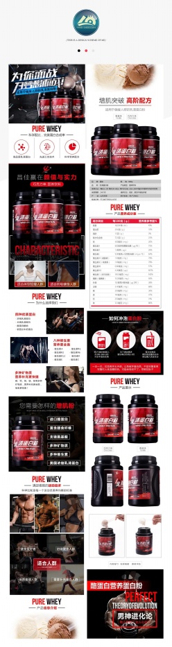 保健品详情页设计