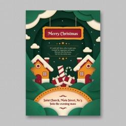 圣诞节海报设计PSD源文件