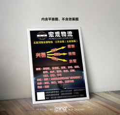 物流公司经营海报素材