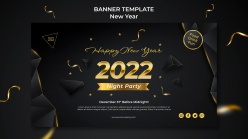 2022新年之夜派对海报设计