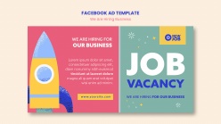 招聘社交媒体促销模板