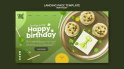 生日快乐蛋糕主题网页界面设计