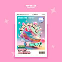 运动鞋折扣海报PSD设计源文件