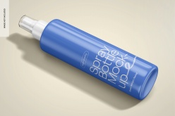 护肤品喷瓶样机PSD分层素材