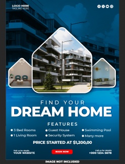 旅行酒店住宿宣传海报设计