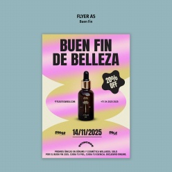 精油特价折扣宣传单模板A5