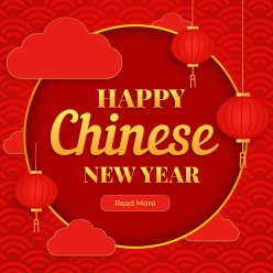 春节快乐方形海报设计源文件