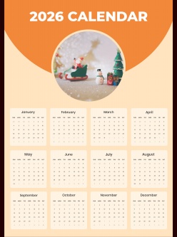 2026年日历表设计源文件