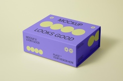 礼品盒样机展示ps素材