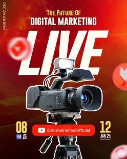 数字营销媒体摄影宣传海报设计