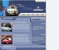 汽车品牌网站模板