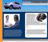 汽车企业网站模板