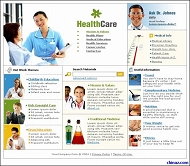 欧美健康医疗模板