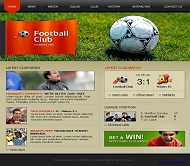 足球网站模板