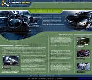 汽车公司网站模板