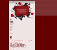 Wordpress Red passion模板