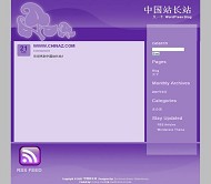 Wordpress Elegant Purple