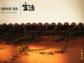 艺术生活PPT模板下载